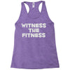 witness the fitness Racerback Tank