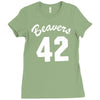 beavers 42 Ladies Fitted T-Shirt