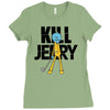 kill jerry Ladies Fitted T-Shirt
