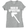 rock in opposition Ladies Fitted T-Shirt