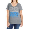 fishing buddy Ladies Curvy T-Shirt