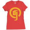 dj club dance rave music house techno cool Ladies Fitted T-Shirt