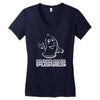 condoms are for pussies Women's V-Neck T-Shirt