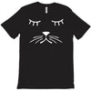 whiskers cat dog cute puppy animal baseball jersey T-Shirt