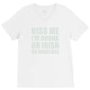 kiss me i'm drunk or irish V-Neck Tee