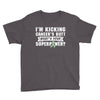 I Am Kicking Cancers Butt Whats Your Superpower ? Youth Tee