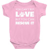 rescue love Baby Onesie