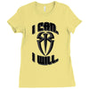 i can i will Ladies Fitted T-Shirt