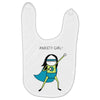 anxiety girl Baby Bibs