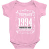 vintage made in 1994 perfectly aged a living legend Baby Bodysuit