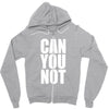 can you not Zipper Hoodie