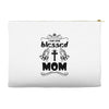 I Am One Blessed Mom Accessory Pouches