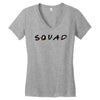 squad friends parody Women's V-Neck T-Shirt