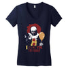 it pennywise clown Women's V-Neck T-Shirt