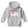 christmas dogs and paws Youth Hoodie