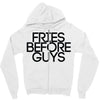 fries before guys Zipper Hoodie
