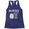 nurses can tap more than just veins Racerback Tank