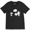 coffee that's always late V-Neck Tee