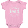 gift boxed vintage 1965 50th birthday Baby Onesie