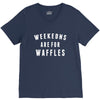 Weekends Are For Waffles V-Neck Tee