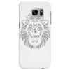 lion face lines Samsung Galaxy S7 Edge