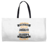 Super Cool Granddaughter Of A Freaking Awesome Grandpa Weekender Totes