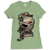evil save point Ladies Fitted T-Shirt