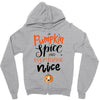 pumpkin spice and everything nice Zipper Hoodie