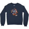 American Flag Q Fire Crewneck Sweatshirt