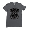 demon wolf Ladies Fitted T-Shirt