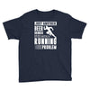 beer drinker with a running problem Youth Tee