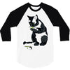 radioactive cat 3/4 Sleeve Shirt