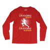 the best grandpas go running Long Sleeve Shirts
