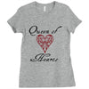 hearts queen of hearts Ladies Fitted T-Shirt