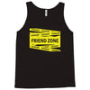 danger danger friend zone funny slogan Tank Top