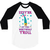 birthday troll sister 3/4 Sleeve Shirt