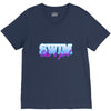 swim like a girl neon V-Neck Tee