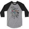 ninja aliens 3/4 Sleeve Shirt
