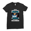Never Underestimate A Man Who Watches Lost in Space And Was Born in De Ladies Fitted T-Shirt