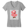 oh my god pig Women's V-Neck T-Shirt