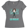 go rogue Women's Triblend Scoop T-shirt