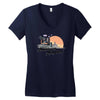mushroom kingdom Women's V-Neck T-Shirt