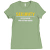 security little sister protection squad Ladies Fitted T-Shirt