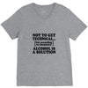 alcohol is a solution t shirt V-Neck Tee