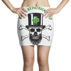 happy saint patrick day skull Mini Skirts