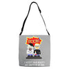 mythbusters cartoon t shirt d45 Adjustable Strap Totes