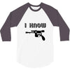 i love you and i know1 3/4 Sleeve Shirt