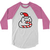 candy cane cat 3/4 Sleeve Shirt