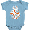 calavera droid Baby Bodysuit