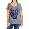 Titan Logo Ladies Curvy T-Shirt